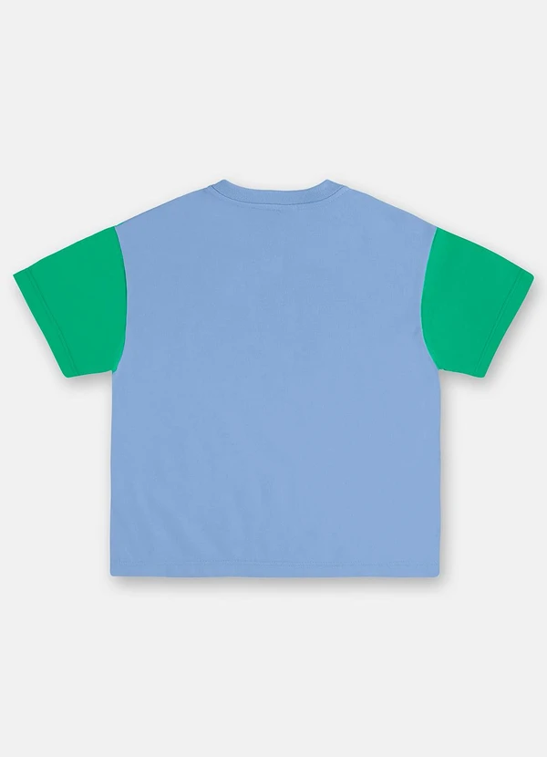 Três e Já - Conjunto Menino Camiseta e Short Três e Já Azul 6