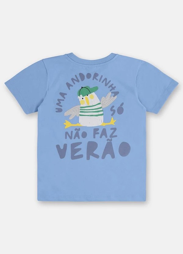 Três e Já - Conjunto Menino Camiseta e Short Azul 6