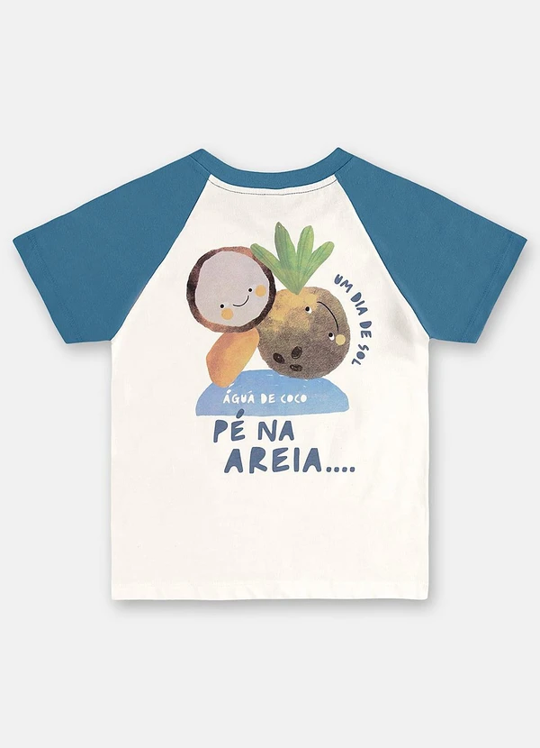 Três e Já - Conjunto Menino Camiseta e Short Branco 6