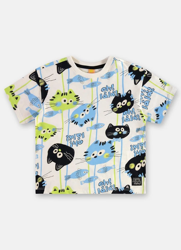 Três e Já - Conjunto Menino Camiseta e Short Branco 4