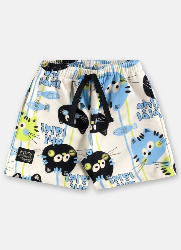 Três e Já - Conjunto Menino Camiseta e Short Branco 5