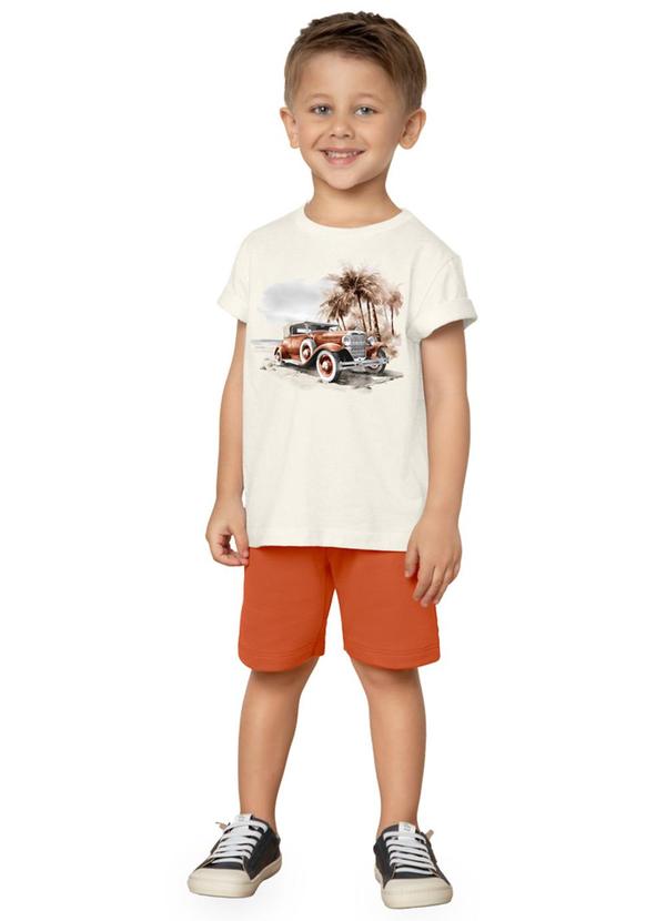 Milon - Conjunto Menino Carro Cinza