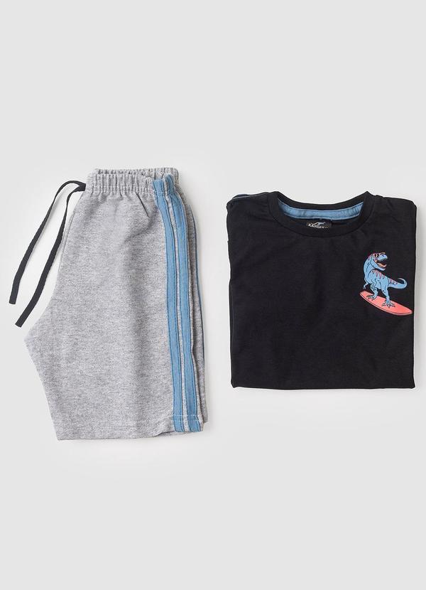 Rosa Azul - Conjunto Menino Catch The Wave Kangulu Preto