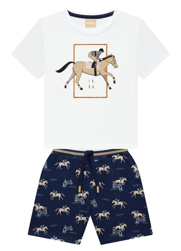 Milon - Conjunto Menino Cavalo Branco