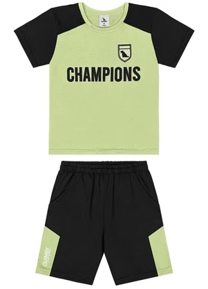 Quimby - Conjunto Menino com Fps +50 Verde - QUIMBY