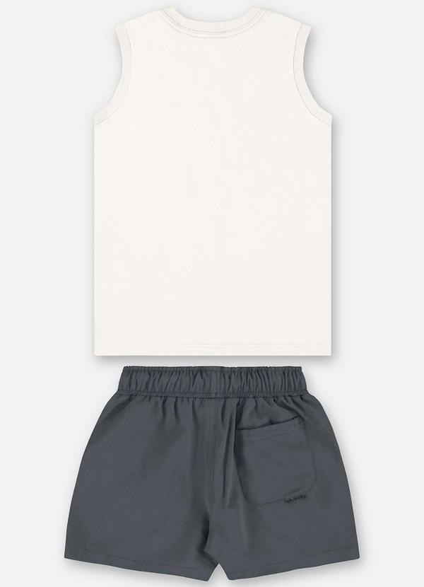 Up Baby - Conjunto Menino com Regata e Short Bege 3