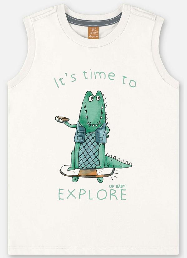 Up Baby - Conjunto Menino com Regata e Short Bege 4