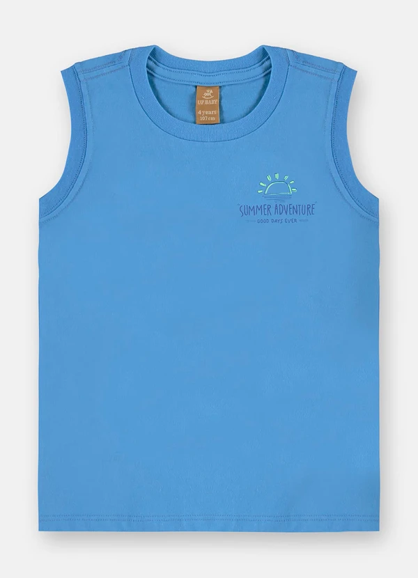 Up Baby - Conjunto Menino com Regata e Short Azul 3