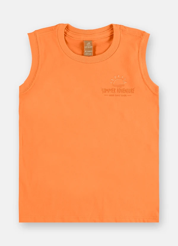 Up Baby - Conjunto Menino com Regata e Short Laranja 3