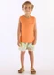 Up Baby - Conjunto Menino com Regata e Short Up Baby Laranja - variação:  