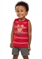 Elian - Conjunto Infantil Menino Curto Caranguejo Branco - variação: Vermelho
