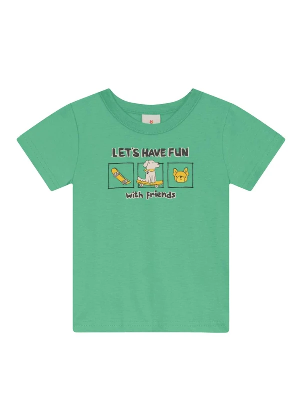 Brandili - Conjunto Menino de Cachorrinho em Puff Verde 3