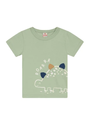 Brandili - Conjunto Menino de Dinossauro Interativo Verde - BRANDILI