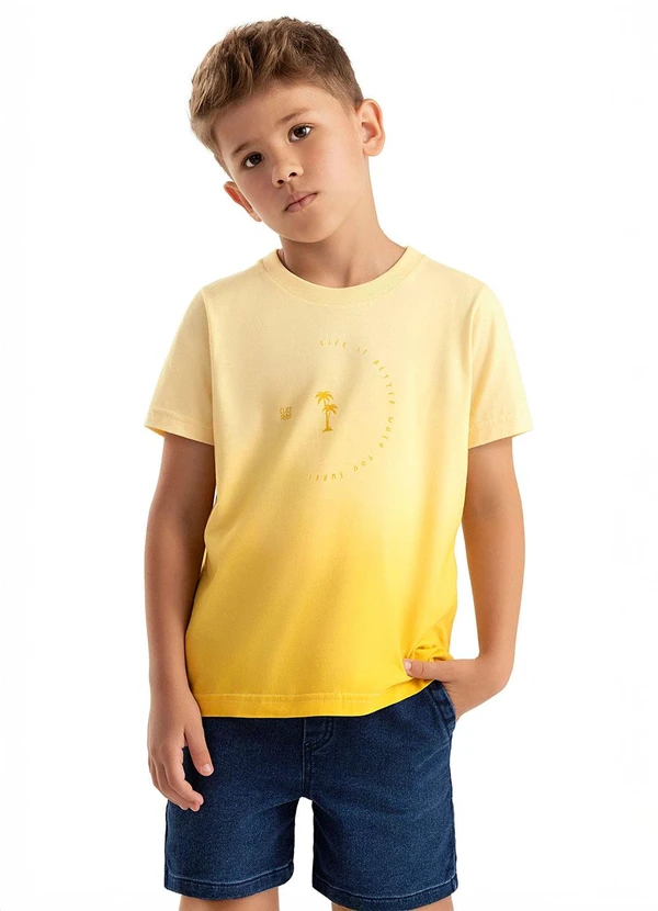 Colorittá - Conjunto Menino Degradê Tropical Amarelo 2