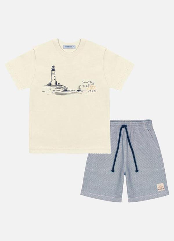 Divertto - Conjunto Menino Farol Bege