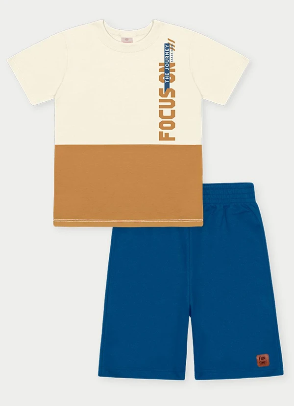 Abrange - Conjunto Menino Focus Bege 1