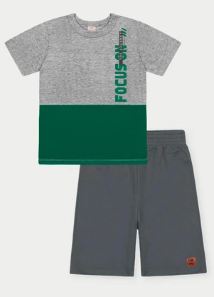 Abrange - Conjunto Menino Focus Cinza - ABRANGE