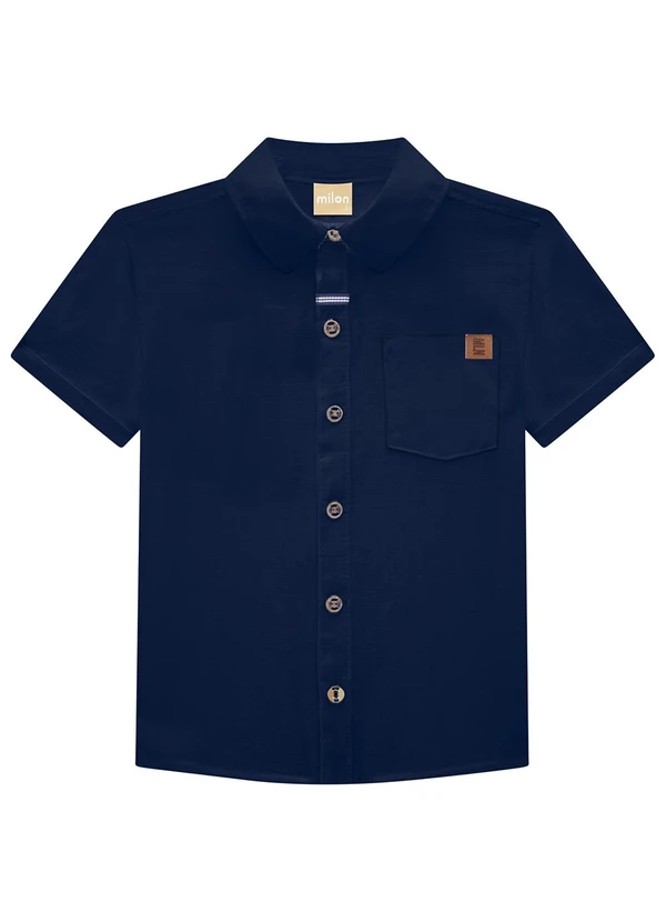 Milon - Conjunto Menino Liso Azul Marinho 3