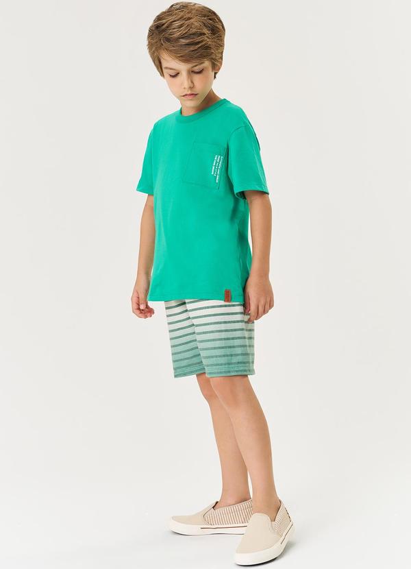 Divertto - Conjunto Menino Listras Verde 1