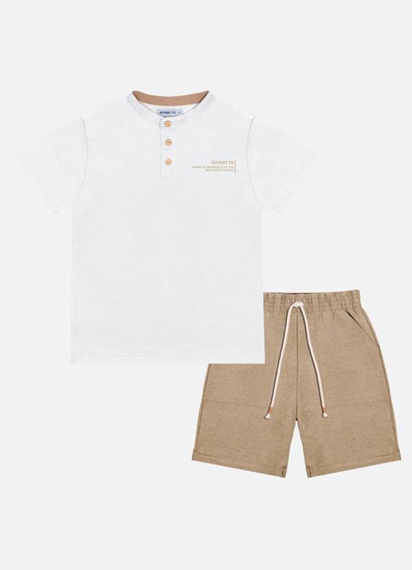 Divertto - Conjunto Menino Made To Impress Bege 2