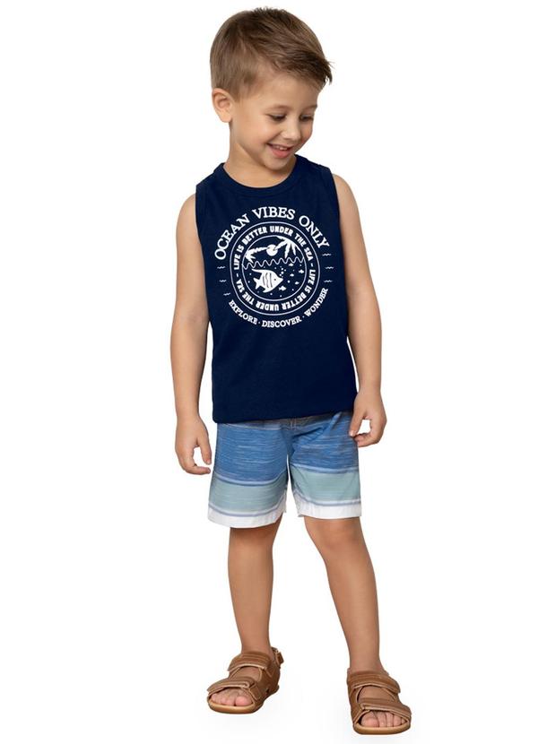 Milon - Conjunto Menino Mar Azul Marinho