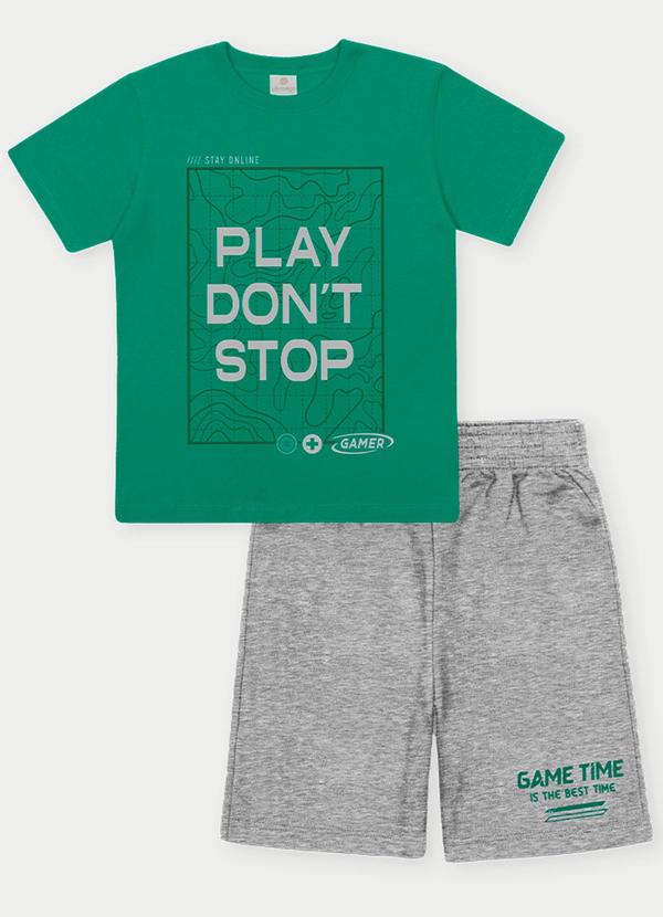 Abrange - Conjunto Menino Play Verde