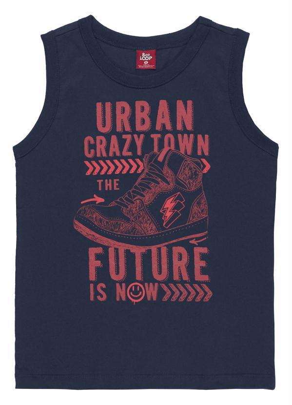 Bee Loop - Conjunto Menino Regata e Bermuda Microfibra Azul 2