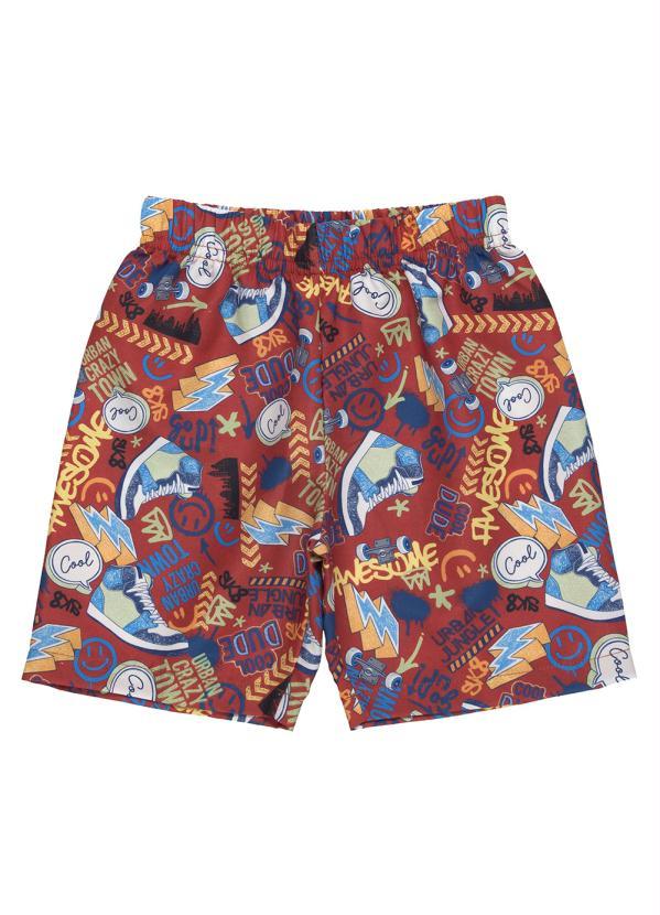 Bee Loop - Conjunto Menino Regata e Bermuda Microfibra Azul 4