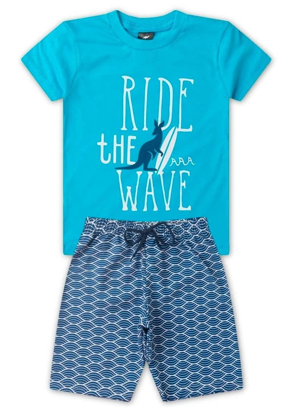 Rosa Azul - Conjunto Menino Ride The Wave Kangulu Azul 2