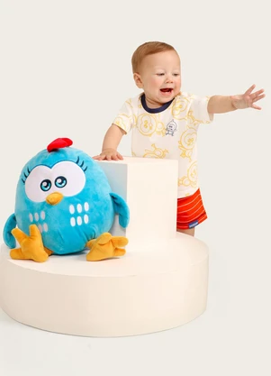 Galinha Pintadinha - Conjunto Menino Short MoletinhoBranco - GALINHA PINTADINHA