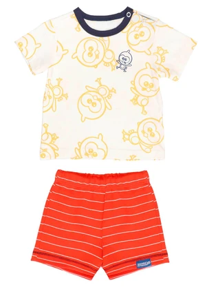 Galinha Pintadinha - Conjunto Menino Short MoletinhoBranco - GALINHA PINTADINHA