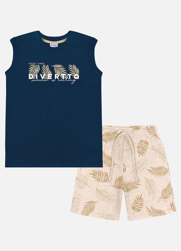 Divertto - Conjunto Menino Summer Is Calling Azul