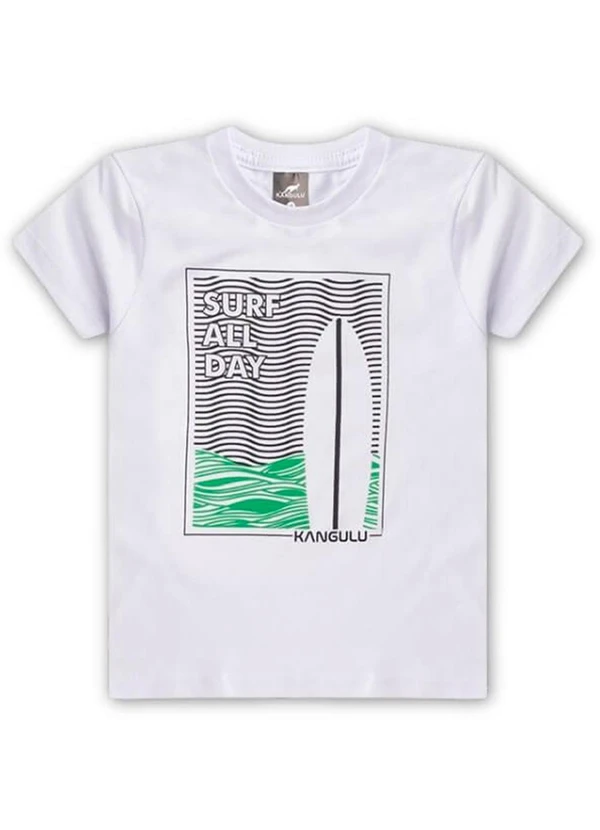 Rosa Azul - Conjunto Menino Surf All Day Kangulu Branco 2