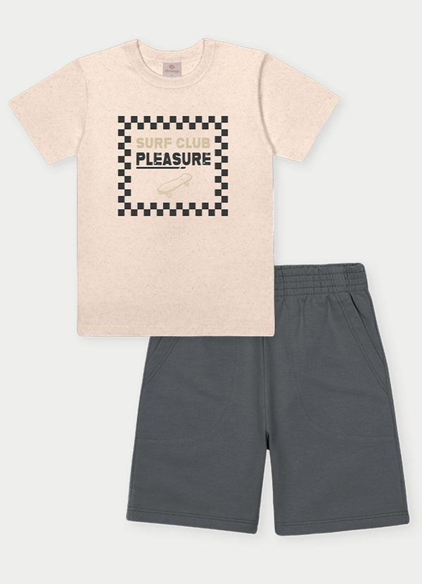 Abrange - Conjunto Menino Surf Club Bege