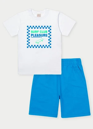 Abrange - Conjunto Menino Surf Club Branco - ABRANGE