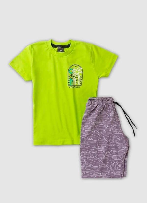 Rosa Azul - Conjunto Menino Surf Kangulu Lima