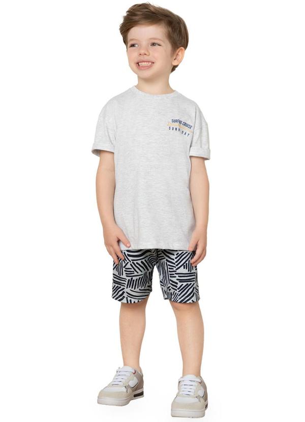 Milon - Conjunto Menino Surf Cinza