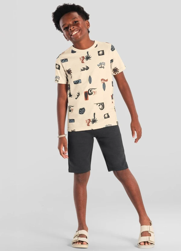 Brandili - Conjunto Menino Tropical de Surf Natural