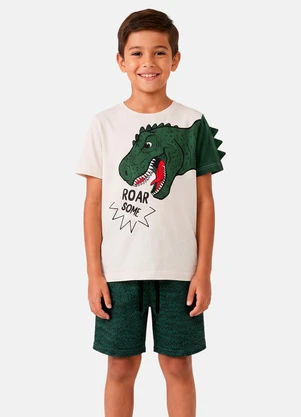 Keki Boys - Conjunto Menino Verão Roar Some Verde - KEKI BOYS
