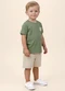 Malwee Kids - Conjunto Missão Brincar em Moletom Bege - variação: Verde Menta