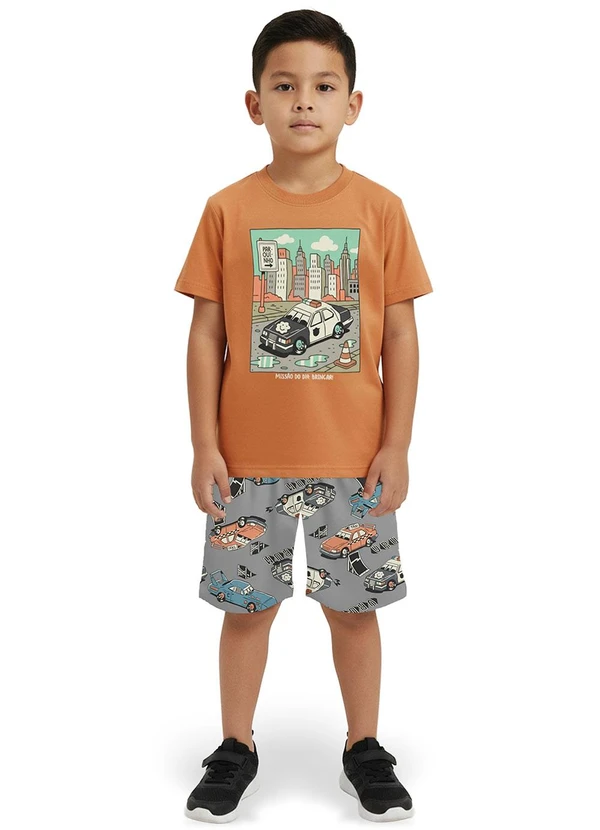 Malwee Kids - Conjunto Missão do Dia Laranja 1