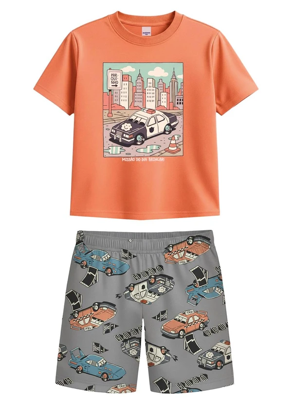 Malwee Kids - Conjunto Missão do Dia Laranja 2