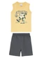 Malwee Kids - Conjunto Modo Craque Ativado Amarelo - variação: Amarelo