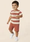 Malwee Kids - Conjunto Modo On Moletom Taupe - variação: Terracota