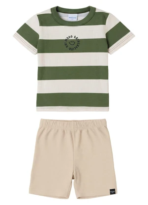 Malwee Kids - Conjunto Modo On Moletom Verde - MALWEE KIDS