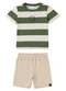 Malwee Kids - Conjunto Modo On Moletom Taupe - variação: Verde