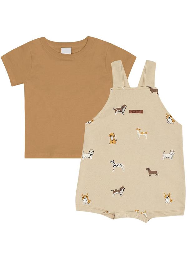 Pulla Bulla - Conjunto Moletinho Bege