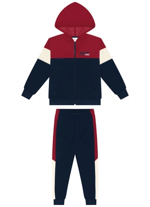 Alakazoo - Conjunto Moletom Capri e Moletom New Wave Azul - ALAKAZOO