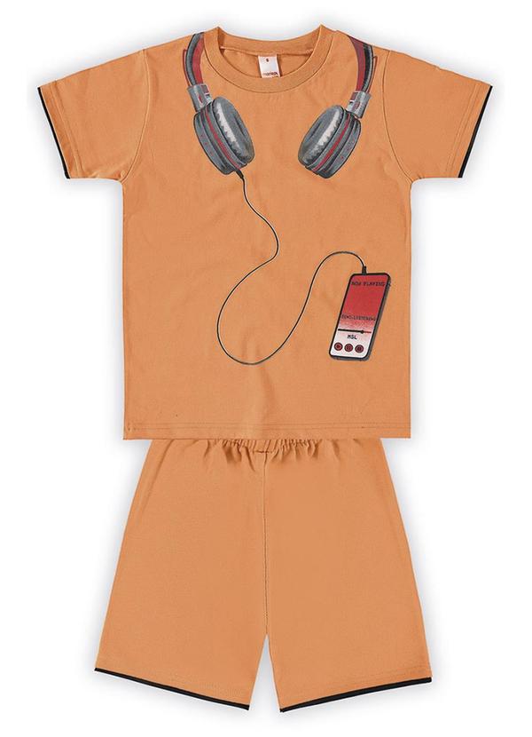 Marisol Play - Conjunto Moletom Masculino Laranja