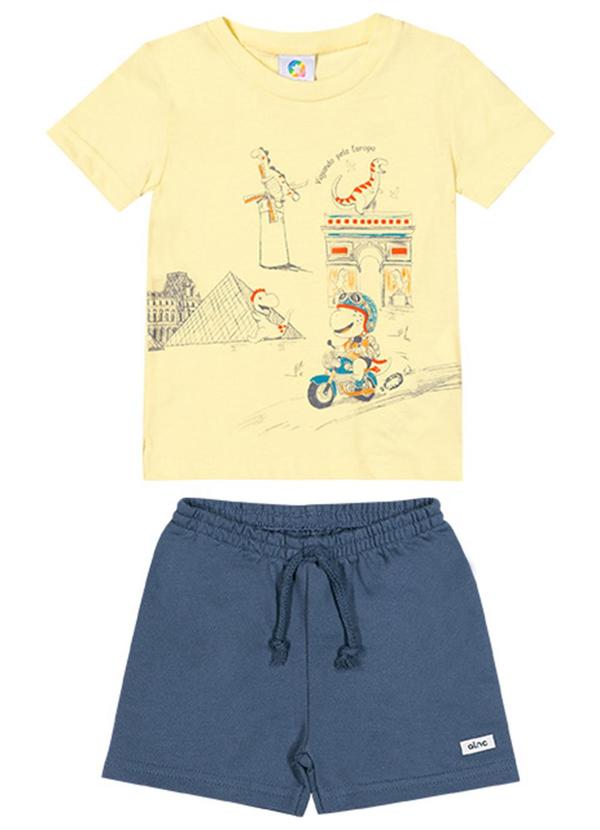 Alenice - Conjunto Mundo Irado dos Dinos Menino Amarelo
